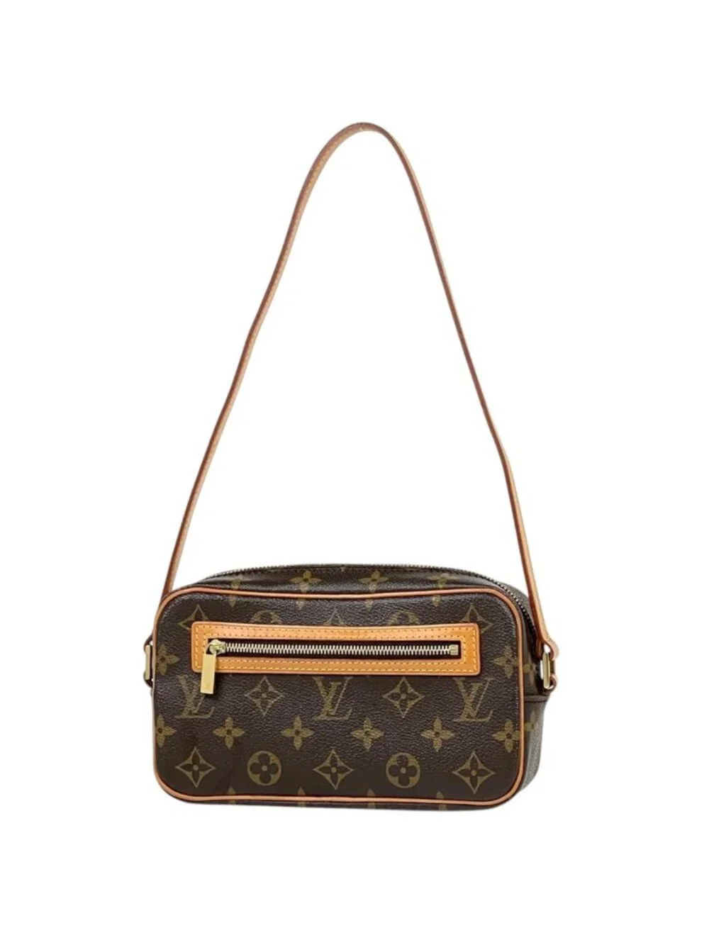 Louis Vuitton Pochette Cite Shoulder Bag Monogram Brown